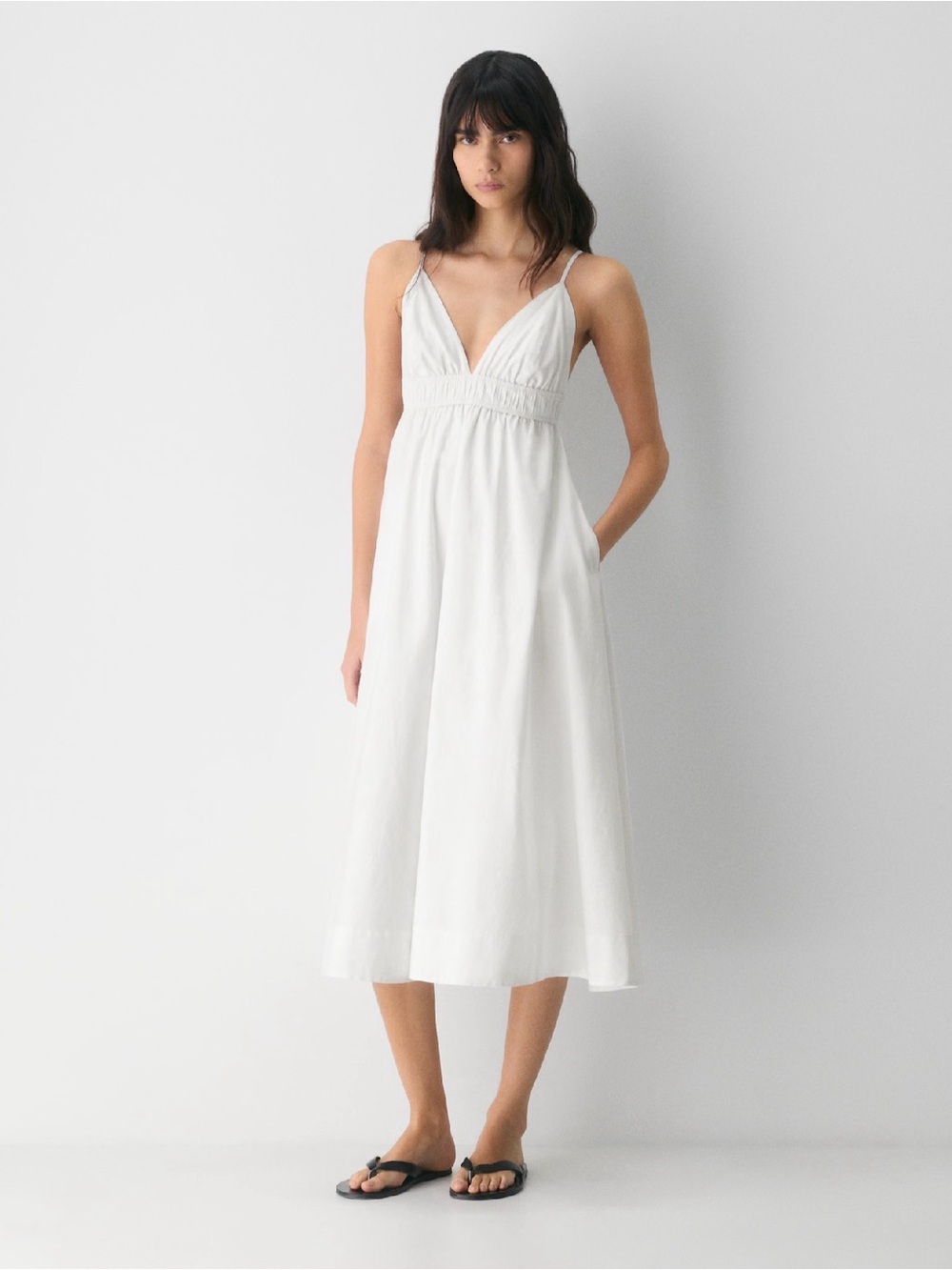 Aritzia Encourage Poplin Dress